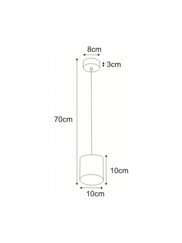 Lampa wisząca ALU K-4230