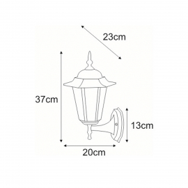 Kinkiet zewnętrzny STANDARD UP K-5009A