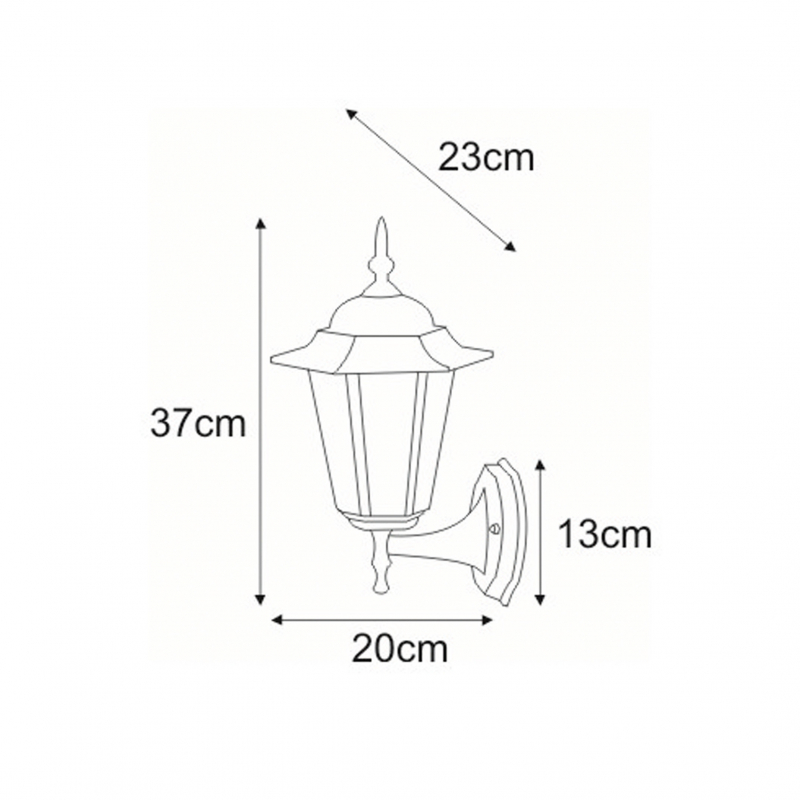 Kinkiet zewnętrzny STANDARD UP K-5009A