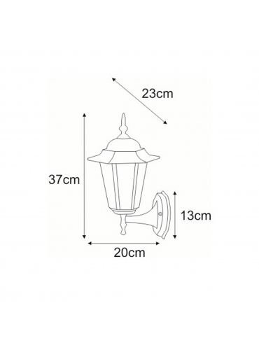 Kinkiet zewnętrzny STANDARD UP K-5009A