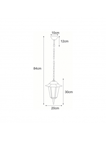 Lampa elewacyjna STANDARD K-5009H