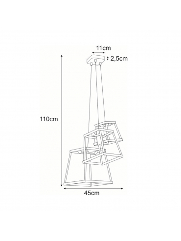 Lampa wisząca TEDY K-4131