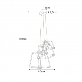 Lampa wisząca TEDY K-4132