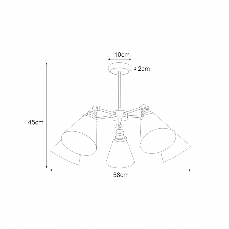 Lampa wisząca SAMANTA K-8037B-5