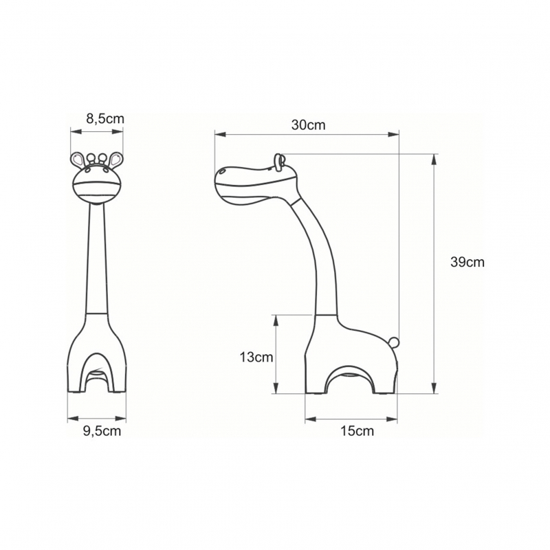 Lampa biurkowa ŻYRAFA K-BL-1601