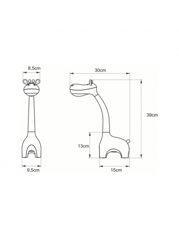 Lampa biurkowa ŻYRAFA K-BL-1601