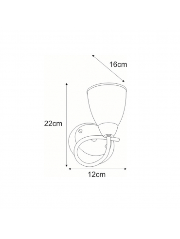 Kinkiet PLATO K-JSL-6059/1W AB