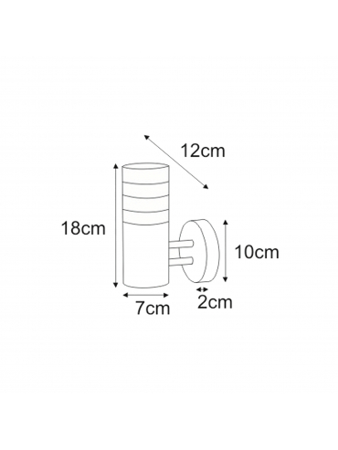 Kinkiet zewnętrzny LIMA K-LP401A