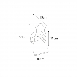 Kinkiet SAMIRA K-JSL-8090/1W CHR