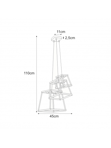 Lampa wisząca TEDY K-4130