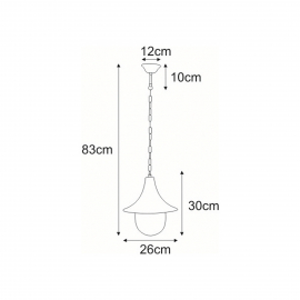 Lampa elewacyjna BOSTON K-8131