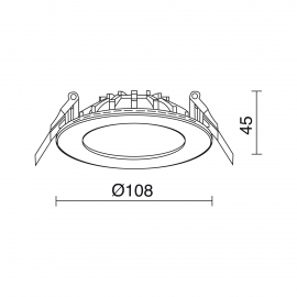 Spot KALE DW LED 757B-L3108B-01