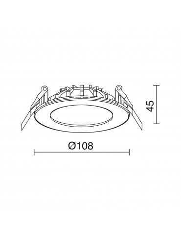 Spot KALE DW LED 757B-L3108B-01