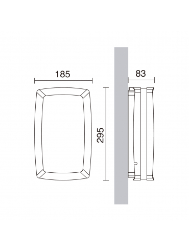 Lampa elewacyjna KIRA 169A-G05X1A-04