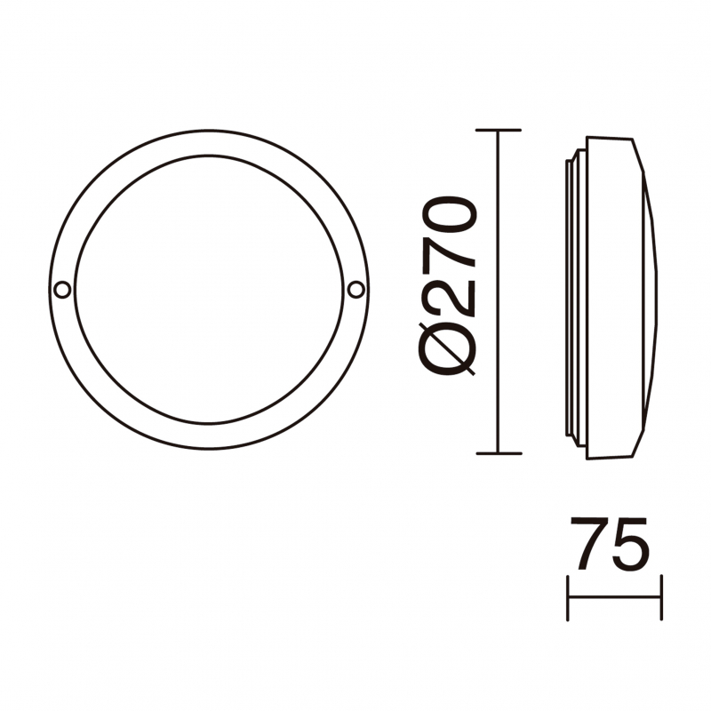 Lampa elewacyjna PAMPERO 232A-G05X1A-03
