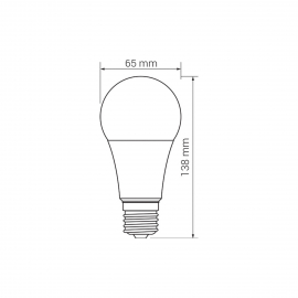 Żarówka LED ORO-ATOS-E27-A65-17W-DW, 4000K.