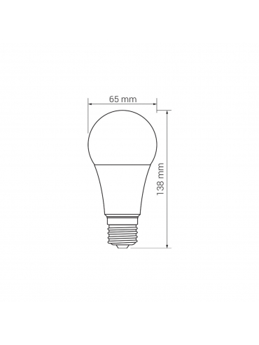 Żarówka LED ORO-ATOS-E27-A65-17W-CW, 6500K