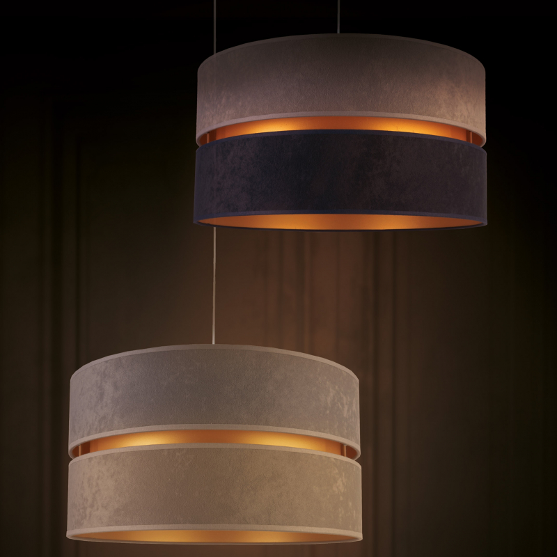 Lampa wisząca DUO Zamsz 8972