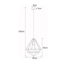 Lampa wisząca MARKO K-4000