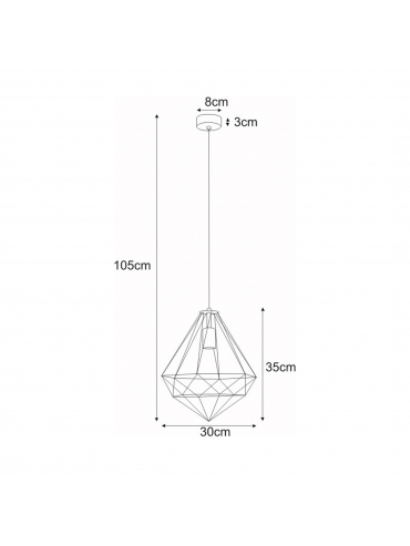Lampa wisząca MARKO K-4001