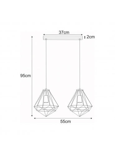 Lampa wisząca MARKO K-4002