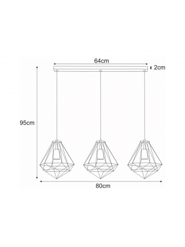 Lampa wisząca MARKO K-4004