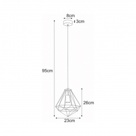 Lampa wisząca MARKO K-4018