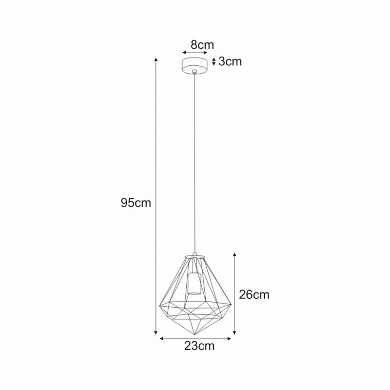 Lampa wisząca MARKO K-4018