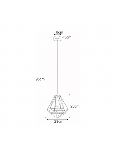 Lampa wisząca MARKO K-4018