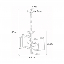 Lampa wisząca LAVAYA K-4036