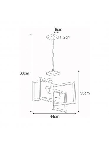 Lampa wisząca LAVAYA K-4036