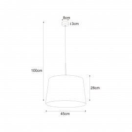 Lampa wisząca REMI BLACK K-4350