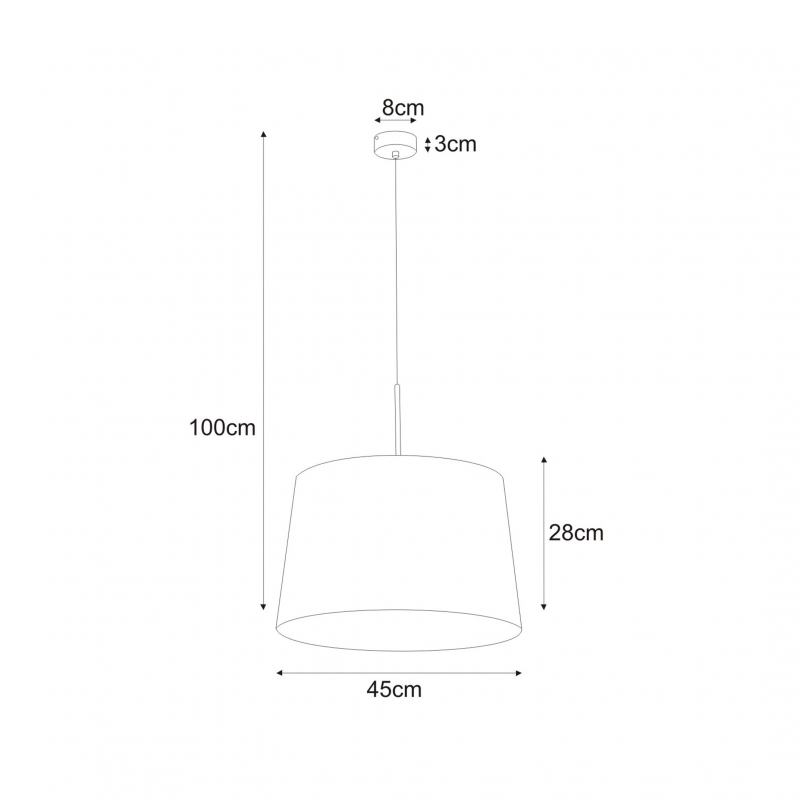 Lampa wisząca REMI BLACK K-4350