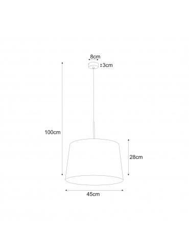 Lampa wisząca REMI BLACK K-4350