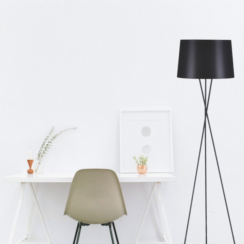 Lampa podłogowa REMI BLACK K-4353