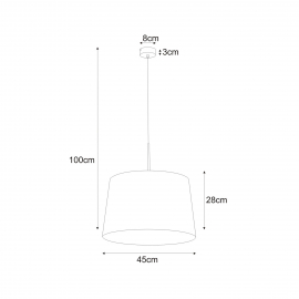 Lampa wisząca REMI GRAY K-4370