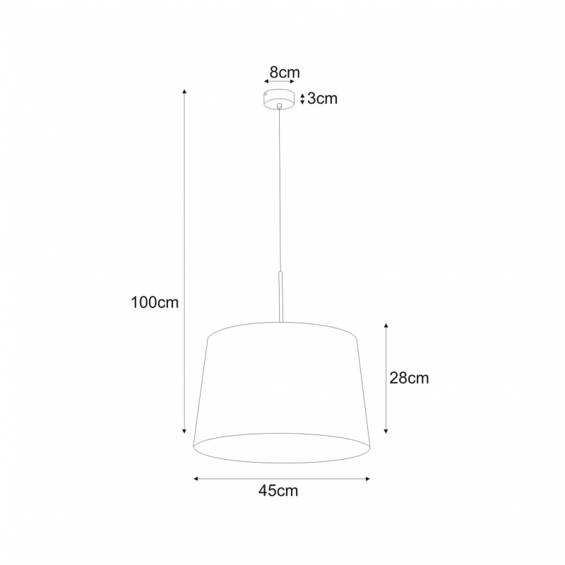 Lampa wisząca REMI GRAY K-4370