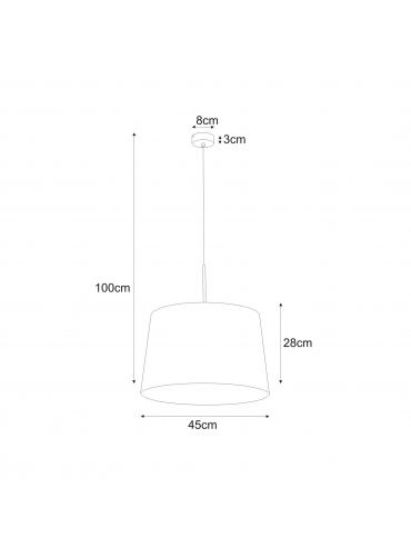 Lampa wisząca REMI GRAY K-4370