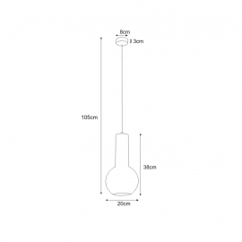 Lampa wisząca ARVI BLACK K-4520