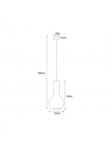 Lampa wisząca ARVI BLACK K-4520