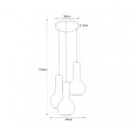 Lampa wisząca ARVI BLACK K-4522