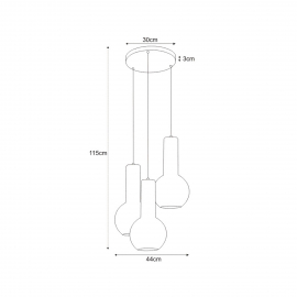 Lampa wisząca ARVI WHITE K-4527