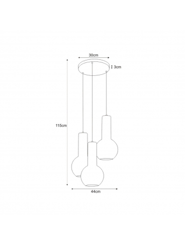 Lampa wisząca ARVI WHITE K-4527
