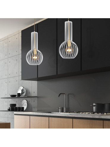 Lampa wisząca ARVI WHITE K-4525