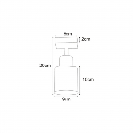 Kinkiet TROY BLACK K-4560