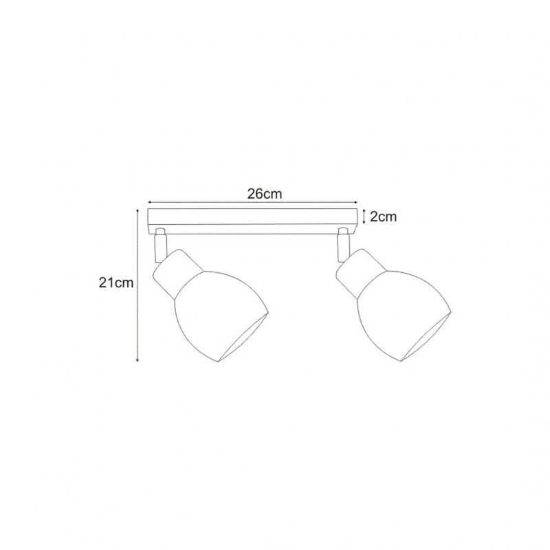 Lampa sufitowa MIKA GRAY K-4585
