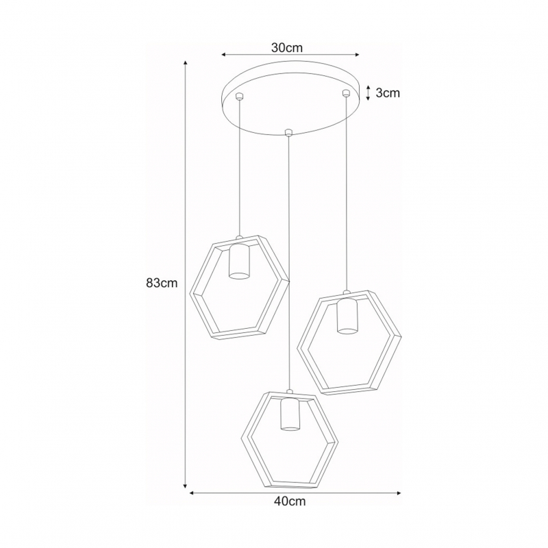 Lampa wisząca HONEY K-4722