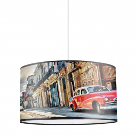 Lampa wisząca CUBA RED 8726