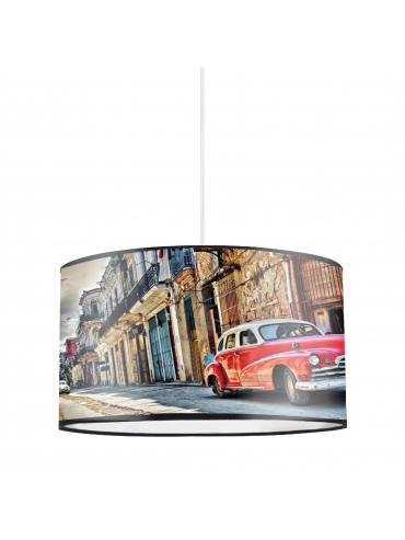 Lampa wisząca CUBA RED 8726