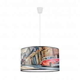 Lampa wisząca CUBA RED 8726